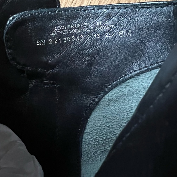 🆕 Tory Burch Sabe black tumbled leather booties size 8 - Picture 11 of 15